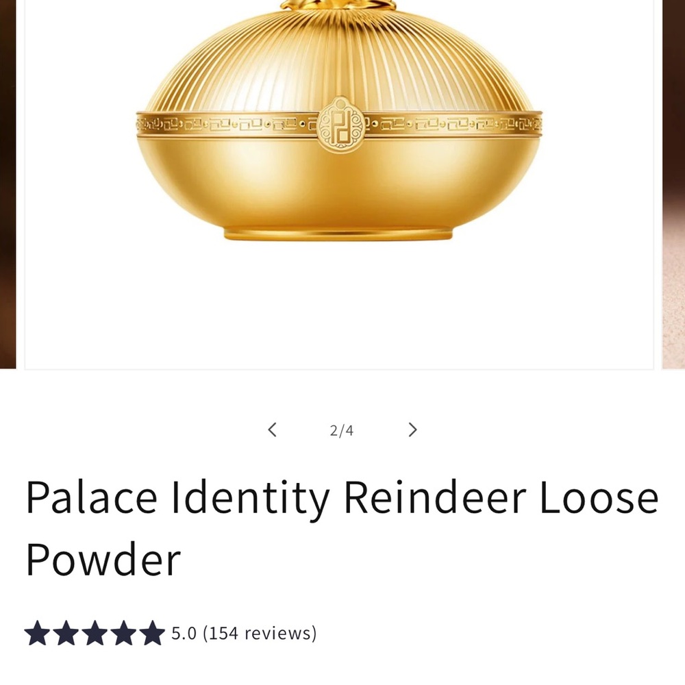 Zeesea palace identity Reindeer Loose powder # 02. Micron-level ultra-fine jade